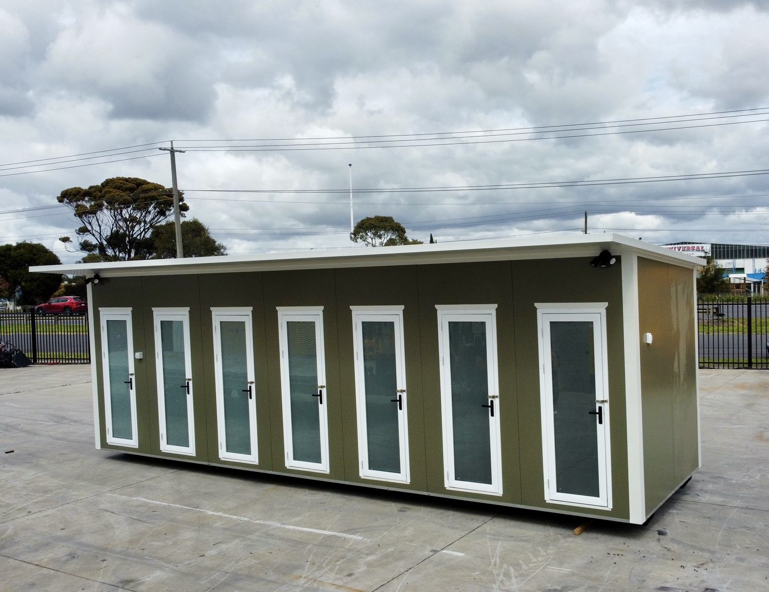 Toilet Block Portable industries Mangrove Colorbond