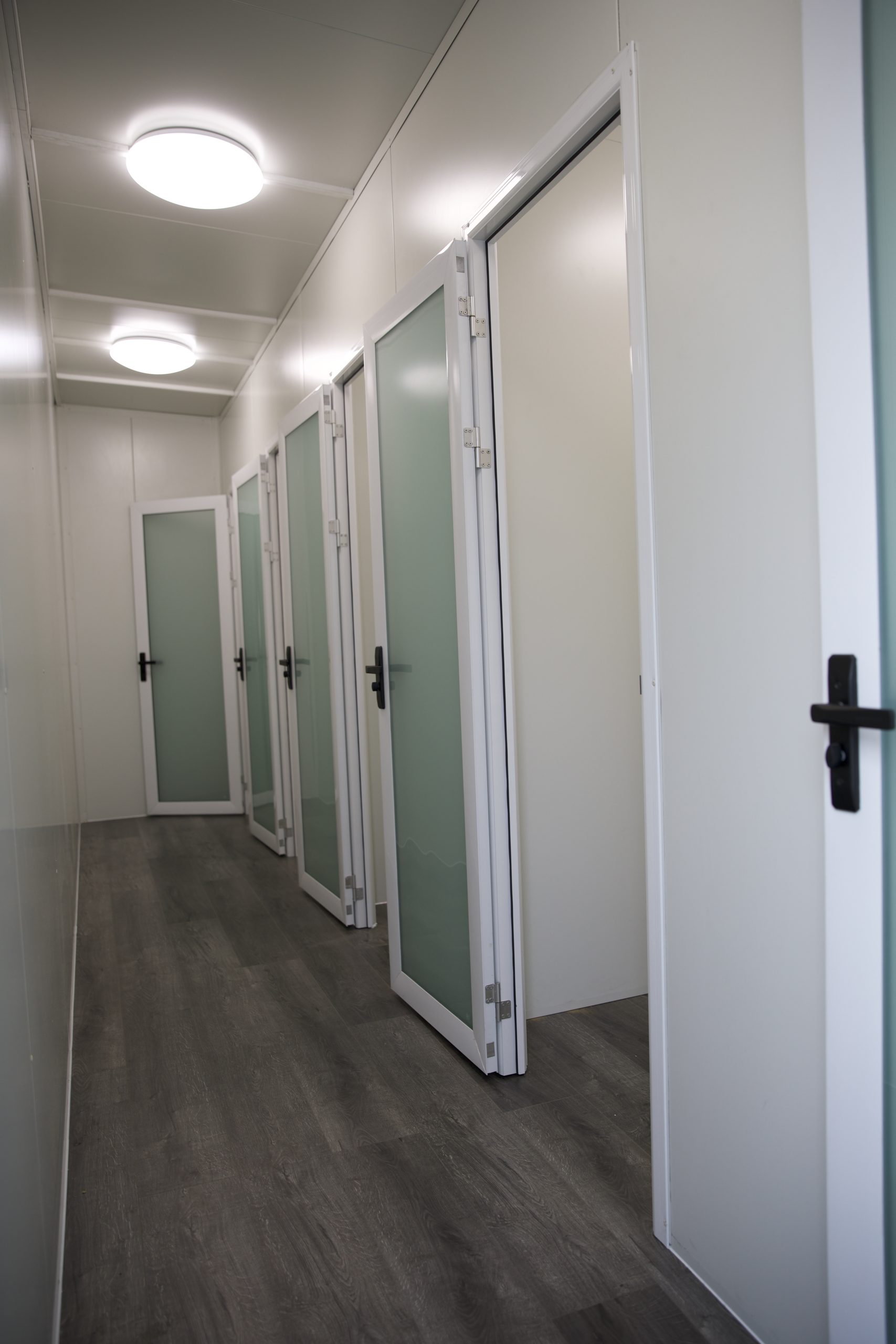 Toilet Block Internal Hallway Portable Industries scaled